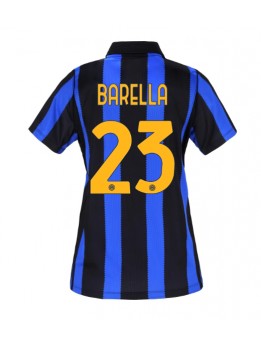 Ženski Nogometna dresi replika Inter Milan Nicolo Barella #23 Domači 2026-27 Kratek rokav Ženski Nogometna dresi replika Inter Milan Nicolo Barella #23 Domači 2026-27 Kratek rokav